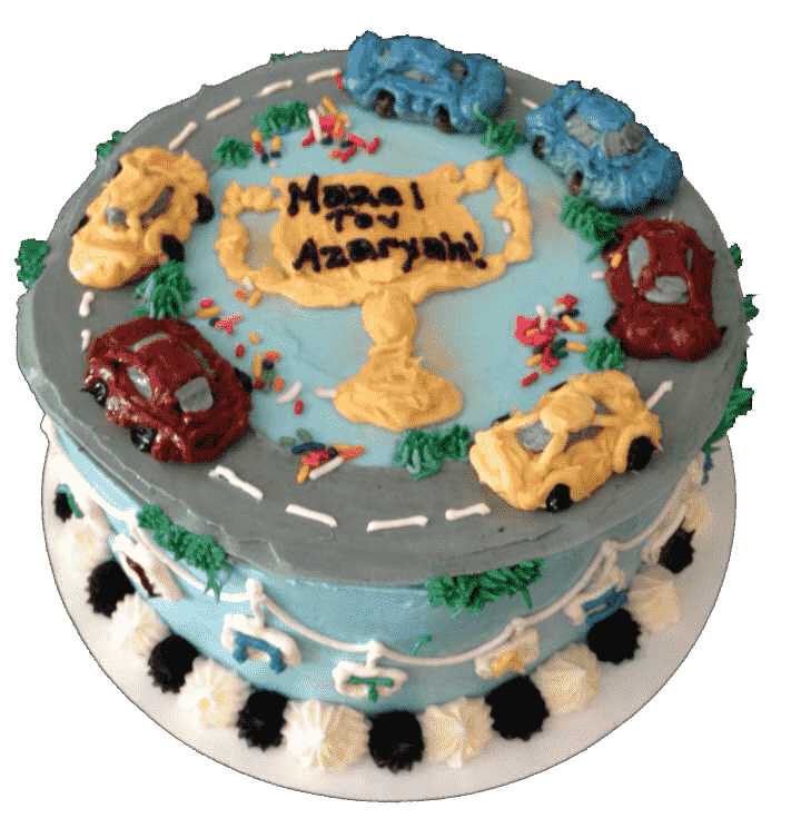 car cake for upsherin